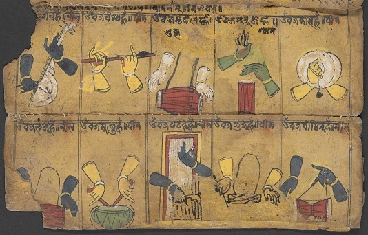 Manuscrit rituel bouddhique