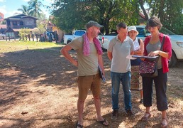visite du Site de Houay Sa Houa 2 en novembre 2022 (© Projet CHAMPA).
