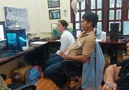 Online working session on archaeological mapping between the geomatics offices of Vat Phou and Paris – September 2025