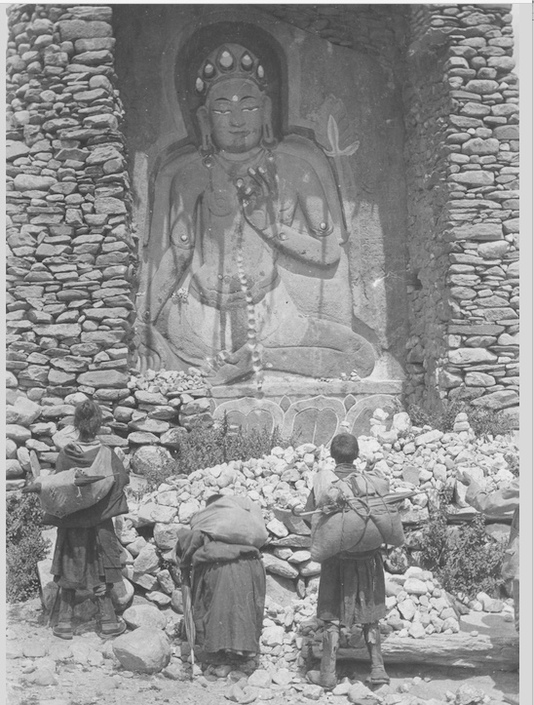 Bouddha, Gyantse, n.d., EFEO fonds Lochard