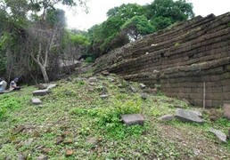 Relevés des blocs principaux – bas des terrasses 