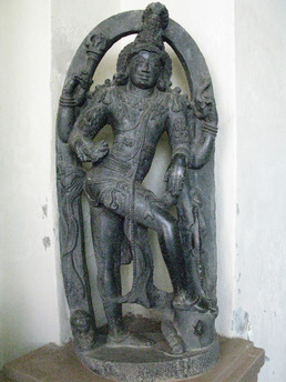 Shiva, stone sculpture, Thanjavur Palace Museum.
