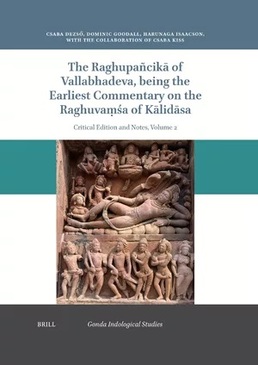 The Raghupañcikā of Vallabhadeva Being the Earliest Commentary on the Raghuvaṃśa of Kālidāsa: Critical Edition and Notes Volume 2