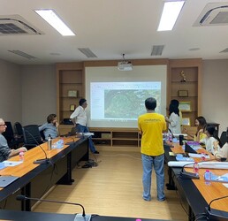 Field surveys and preparatory meeting for the Lidar acquisition with the Fine Arts Department at the Sukhothai National Historic Park