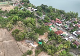 vue par drone du site de fouilles de Houay Sa Houa 2 (© Projet CHAMPA).