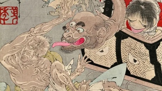 Boîte de Pandore, 1880 ©Getty - Yoshitoshi, Tsukioka