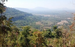 Prospection - Massif montagneux de Champassak - Zone est (© Projet NATURAL_FORESTORE).