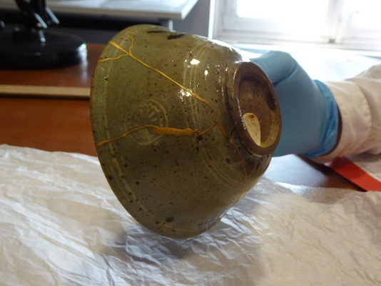 Bol à thé en céladon, époque du Koryŏ, Musée des beaux-arts de Lyon (E554-341), 10 juin 2025 © Musée des beaux-arts de Lyon/EC 