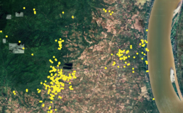 Prospections LiDAR réalisées 2022 - 2025 (© Projet CHAMPA).