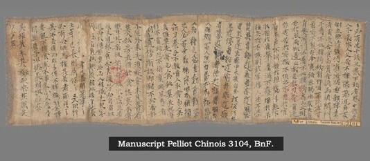 Manuscript Pelliot Chinois 3104, BnF