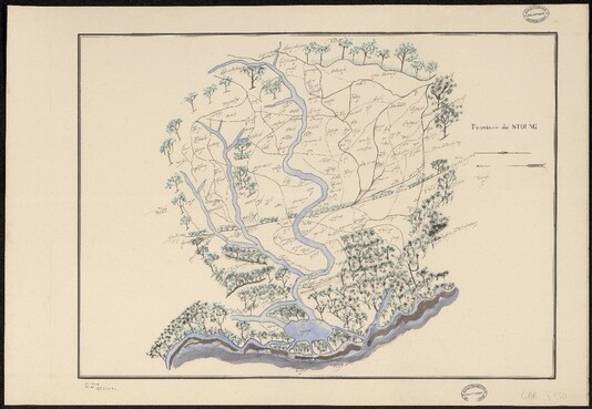 Carte de la province de Stoung (cote CAR 3150)