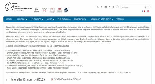 Lettes d'information